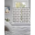thumbnail image 3 of Palm Tree Bathroom Window Curtain, Farmhouse Summer Botanical Green Tropical Plants Light Filtering Coffee Kitchen Curtains, Bedroom Living Room Curtains 2 Panel 84"x54", 3 of 6