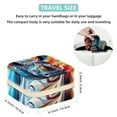 thumbnail image 5 of Rhino Travel Portable Square Jewelry Box Organizer for Rings, Earrings, Necklaces, Bracelets, etc. for Girls and Women, 5 of 6