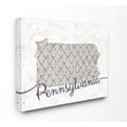thumbnail image 2 of Stupell Industries Pennsylvania Patterned Grey US State Design Canvas Wall Art by Ziwei Li, 2 of 5