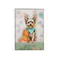 thumbnail image 2 of Hardworking Yorkshire Terrier Ready Back to School New Year Classes Travel Passport Wallet Yorkie Dog Lover Gifts PU Leather Passport Holder Cover - 12011, 2 of 5