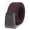 Brown, variant on Canvas Web Belt | Cut to Fit Up to 52" | Flip-Top Matte Silver Nickel Buckle (Dark Gray Black )