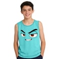 thumbnail image 4 of SGFCWSX Boys Tank Tops Relaxed Fit Print Crew Neck Sleeveless Beach Outdoor Daily Wear Shirts for Kids Green Size 8 Years, 4 of 6