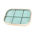 thumbnail image 3 of yotijay Jewelry Tray Aluminum Alloy for Drawer Jewelry Storage Tray Jewelry Display Tray 6 Grids, 3 of 9
