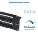 thumbnail image 3 of [Panel de conexiones] Cable Matters, 48 puertos, Cat6, montaje en rack/pared, 2U, 3 of 7
