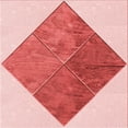thumbnail image 1 of Ahgly Company Machine Washable Indoor Square Transitional Deep Rose Pink Area Rugs, 5' Square, 1 of 7
