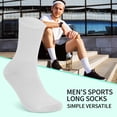 thumbnail image 5 of Sophproton 150 Pairs Crew Socks Bulk Pack Sports Socks Athletic Casual Bundle Socks for Unisex Men Homeless Size 9-11, 5 of 7
