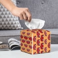 thumbnail image 6 of Kdxio Red Cars Print Tissue Box Cover,Square Decorative PU Leather Facial Paper Case Organizer Holder Dispenser for Bathroom,Night Stands,Desk,Car 5.2''X5.2''X5.2'', 6 of 8