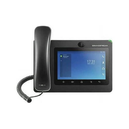 UPC: 6947273702528 | Grandstream GXV3370 IP Phone – Corded – Corded/Cordless – Bluetooth Wi-Fi – Desktop Wall Mountable – Black