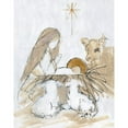 thumbnail image 3 of Swatland, Sally 15x18 Black Modern Framed Museum Art Print Titled - Holy Night Manger, 3 of 5