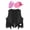 Black&Pink, variant on Girls Western Cowgirl Cowboy Outfit Kids Sleeveless Jacket Vest with Cowboy Hat Bandana Brown&Orange 12