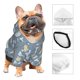 thumbnail image 3 of Fotbe Blue Bathroom Sudadera con Estampado para Perros Pequeños – Suéter con Capucha para Mascotas, Tela Suave de Forro Polar con Bolsillo-X-Large, 3 of 7