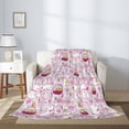 thumbnail image 2 of Sikiie Easter Rabbit Cozy Flannel Fleece Throw Blanket: Lightweight & Thick for All Seasons - Perfect for Women, Men, & Kids"50"x40", 2 of 6