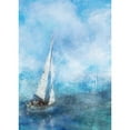 thumbnail image 3 of Roko, Ken 18x24 Black Modern Framed Museum Art Print Titled - Sailing Sea 1, 3 of 5