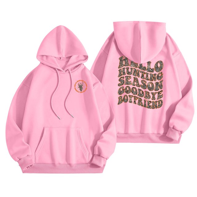 WEAIXIMIUNG Sweatshirts Grande Taille pour Femmes 3X Carcos Décontracté Col Rond Poche Imprimé Lettres Anglaises Hoodie