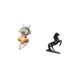 thumbnail image 5 of Figura decorativa de con forma de caballo, ideal para decorar pasteles, chimeneas, , centros de mesa, paisajes o dormitorios., 5 of 8
