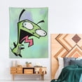 thumbnail image 4 of Invader Zim Gir Tapestry Luxury Wall Hanging Tapestries Decoration For Living Room Bedroom Dormitory Mural Blanket Wall Art Tapestry, 4 of 8