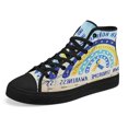thumbnail image 7 of Faith Hope Love Down Syndrome Awareness High Top Canvas Shoes Sneakers Black Size 5, 7 of 7