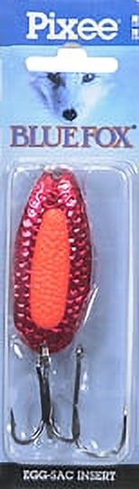 Blue Fox Cuillère Pixee 7/8 oz., Rouge Métallique/Orange Fluorescent