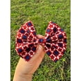 thumbnail image 4 of Fourth Of July Red White and Blue Independence Day Little Girls Hair Bow Accessories, 4 of 4