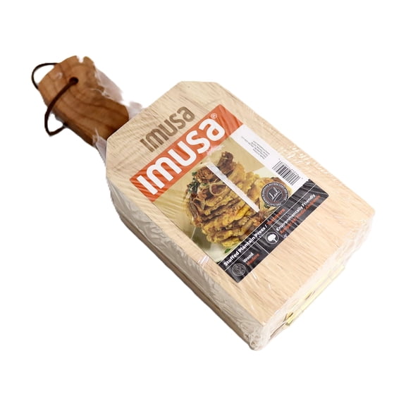 IMUSA J100-5-5047 Traditional Jumbo "Tostonera" Plantain Masher, Wood - Quantity 48