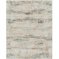 thumbnail image 3 of BoutiqueRugs Midhurst Contemporary Area Rug - Teal, Medium Gray, Rust - 7'10" Round, 3 of 12