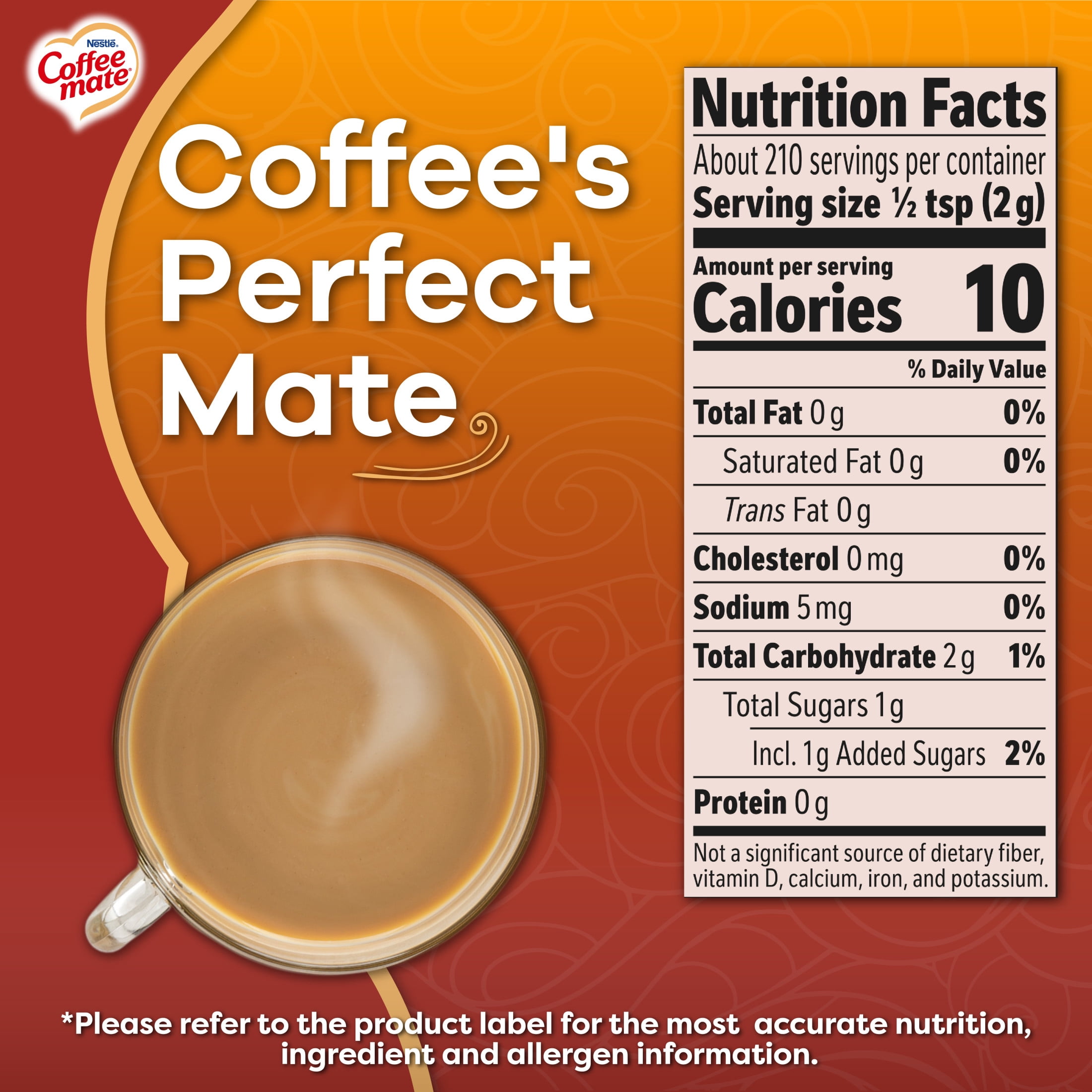 Nestle Coffeemate Caramel Latte Coffee Creamer, 15 oz
