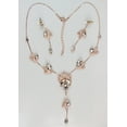 thumbnail image 2 of Faship Clear Crystal Necklace Earrings Set, 2 of 6