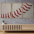 thumbnail image 3 of wall26 - Close Up of Baseball Seams - Framed Canvas Art Wall Art - 24"x36"x3 NATURAL, 3 of 5