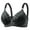 Black, variant on Convertible Ballet Bra - Crisscross Back for Dance Class, Smooth T-Shirt Style for Date Night (Nude/Black, 36-42)