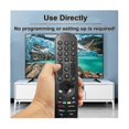 thumbnail image 5 of LG Smart TV Remote MR22GA AKB76039902 for 2022 OLED TV Z2 G2 C2 B2 A2 & QNED99 90 85 8 Series, 5 of 5