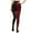 Red and black stripe, variant on Womens Christmas Halloween Striped Pantyhose High Waist Full Length Tights Leggings Stockings Cosplay Costume Accessory