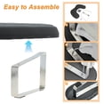 thumbnail image 4 of Unique Bargains Nail Arm Rest with Mobile Phone Holder Manicure Hand Rest Hand Rest for Nail Tech with Stable Base Black, 4 of 7