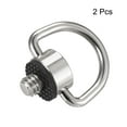 thumbnail image 3 of Unique Bargains 1/4" Male 1.02" Wide Steel D Shape Hinged Holder for Camera Wrist Straps 2Pcs, 3 of 5