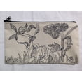 thumbnail image 5 of Casewin DIY Craft Bag, 10Pack 8.26*4.72 Inch Canvas Pouch Zipper Bag Pen Pencil Case Cotton Invoice Pouch Bulk Cosmetic Bags for Makeup Travel Toiletry Storage, Beige, 5 of 5