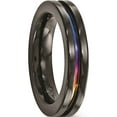 thumbnail image 5 of Edward Mirell Black Ti Anodized 4mm Band, 5 of 7