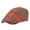Red, variant on ZQUUVOU Men's Newsboy Flat Cap Adjustable Striped Plaid Ivy Cap Cabbie Driving Golf Hat Driving Cap Beret Check Hats Red