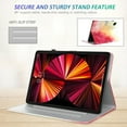 thumbnail image 2 of Case for iPad Pro 12.9 2021 5th/4th/3rd Generation, PU Leather Adjustable Stand Auto Wake/Sleep Smart Case for iPad Pro 12.9 inch Case 2021/2020/2018 (5th & 4th & 3rd Gen),F, 2 of 7