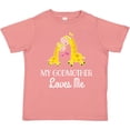 thumbnail image 3 of Inktastic My Godmother Loves Me Giraffe Boys or Girls Toddler T-Shirt, 3 of 5