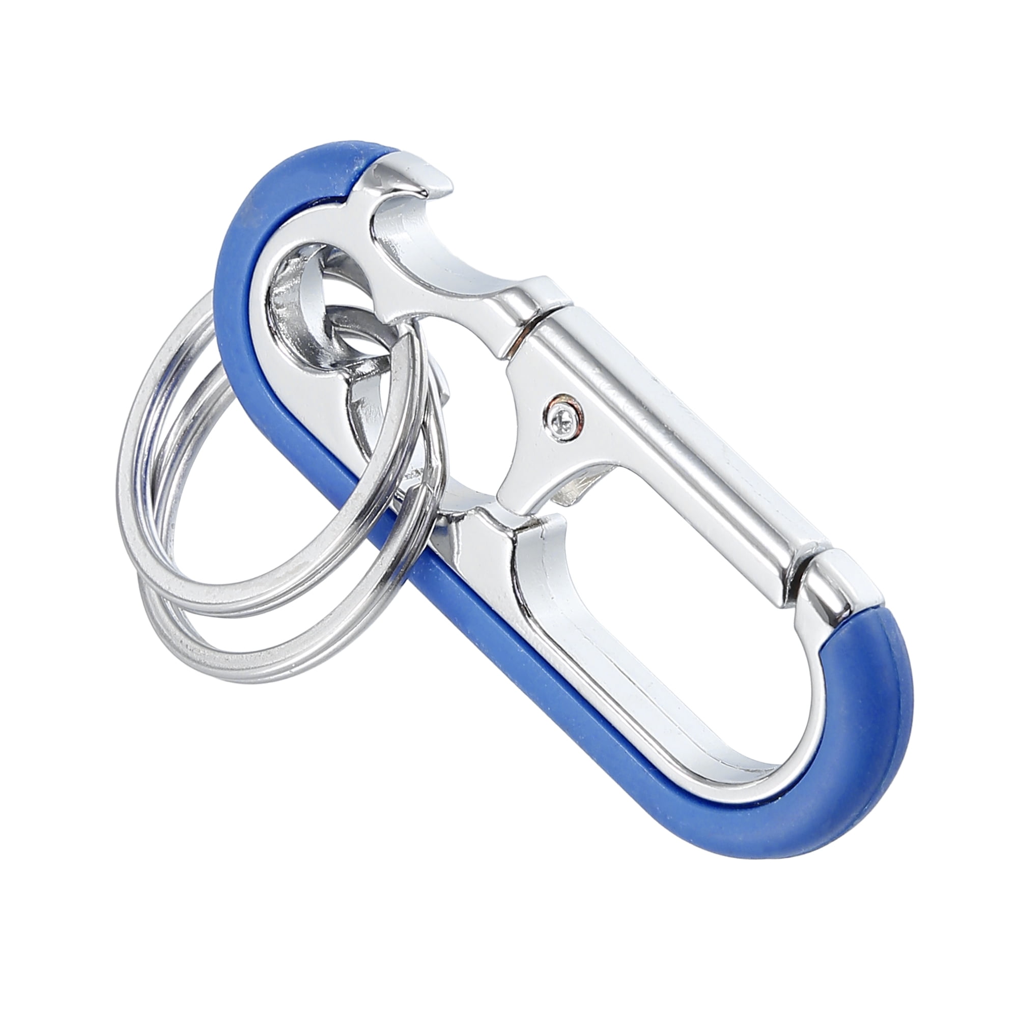 Unique Bargains 12mm Stainless Steel Key Rings 100 Pcs Small Round