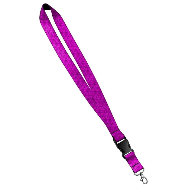 Print Lanyard Satin Key Lanyard With Side Release Buckle and Snap, ID