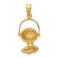 thumbnail image 5 of 14k Yellow Gold 3-D Nantucket Basket Pendant Charm, 5 of 5