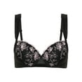 thumbnail image 6 of Adored by Adore Me Floral Embroidery and Mesh Sadie Push Up Bra, Sizes 34B-40DD, 6 of 9