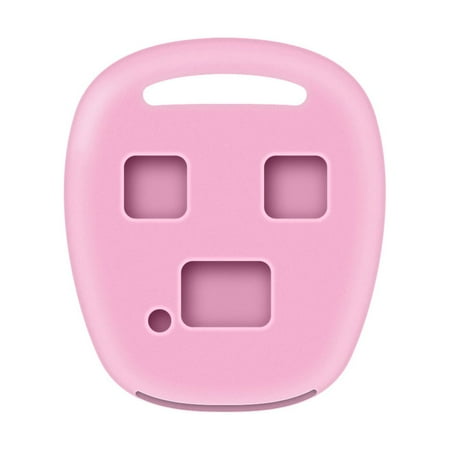 Lexus 2001 to 2006 LS 430 Pink Rubber Silicone Key Fob Remote Cover