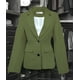 thumbnail image 3 of Saco Entallado de Mujer Elegante y Versátil Verde olivo Extra Grande, 3 of 4
