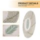 thumbnail image 5 of Green Woven Plate Wall Decor for Decoration One Piece with Grass and Wood, 5 of 5