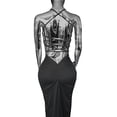 thumbnail image 3 of Vestido elegante sensual Negro Unitalla, 3 of 3