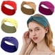 thumbnail image 1 of Diadema que absorbe el sudor, 6 uds., nueva diadema cruzada de color sólido, diademas para mujer, accesorios deportivos antitranspirantes para el cabello, 1 of 5
