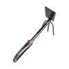 Lksixu Garden Hand Hoe and Cultivator, Stainless Steel Dual-Purpose Small Hoe and Cultivator with Ergonomic Handle, Rust Resistant Heavy Duty Gardening Tools for Planting, Weeding and Transplanting