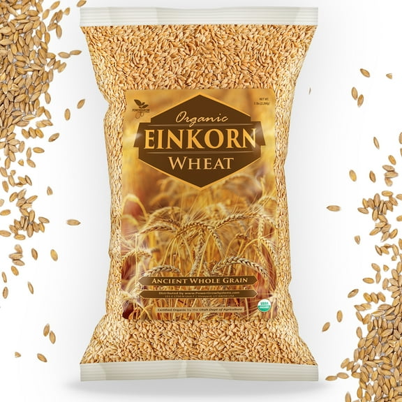 Einkorn Wheat - 100% Organic Einkorn Whole Grain Wheat (5 Pounds)