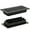 Powder Coated Black, variant on Achtek Air Supply Vent 4"x 10" Duct Opening (Overall 5-1/2"x 11-3/4") Solid Cast Aluminum Register Cover | Powder Coated